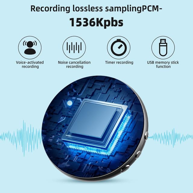 Thumbnail 1 de 64GB DiktiergerĂ€t Mini đ