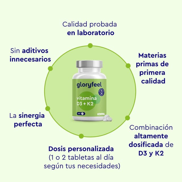Thumbnail 7 de K2VITAL® Vitamina D3 y K2 2000 UI - Salud Ósea 💪