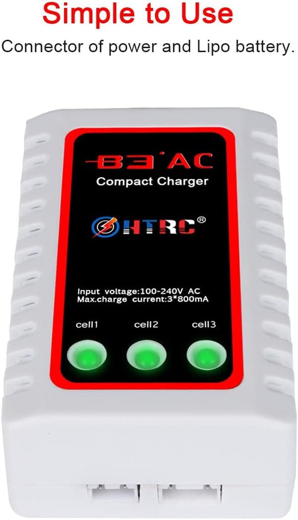 Detalle 1 de Haisito caricabatterie LiPo B3 2-3 celle