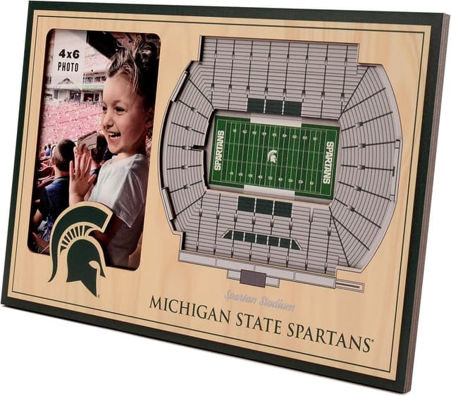 Detalle de YouTheFan NCAA Officially-Licensed 3D Stadium Picture Frame (12" x 8" x 3/8")