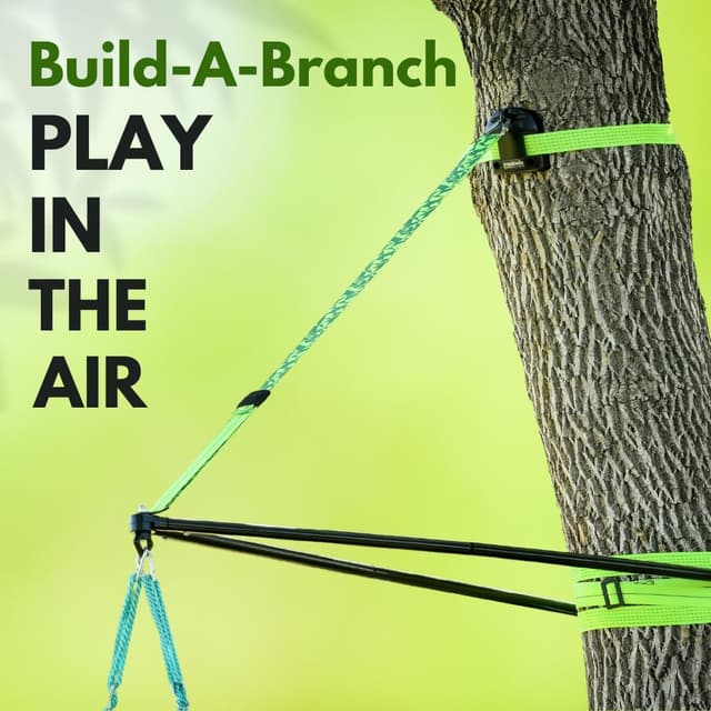 Detalle 2 de Slackers Build-A-Branch Tree Swing Hanging Kit (Build-A-Branch) for 12–24 in Tree Trunks