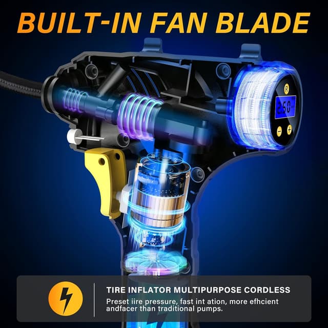 Thumbnail 2 de Petrinda Cordless Tyre Inflator 150 PSI ⏱