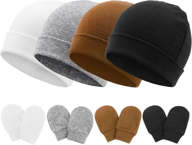 Imagen de DRESHOW Newborn Beanie and Gloves 0-6 Months en OfertitasTOP