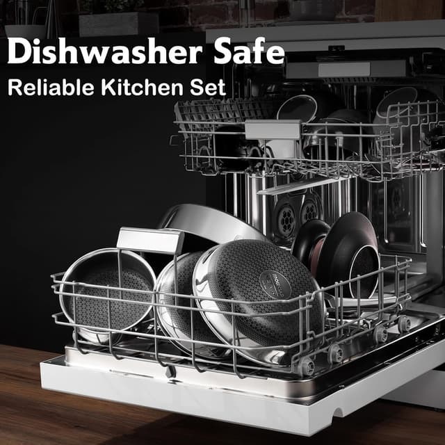 Thumbnail 6 de SNOWCLAD 14Pc Hybrid Stainless Steel Cookware Set