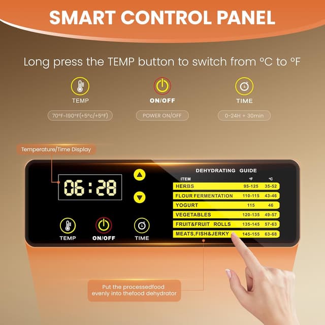 Thumbnail 2 de Cercker Food-Dehydrator 12 Trays 800W