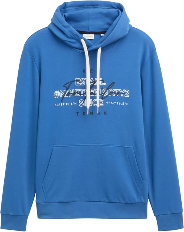 Detalle de Maglia di tuta uomo TOM TAILOR con cappuccio e tasca a marsupio