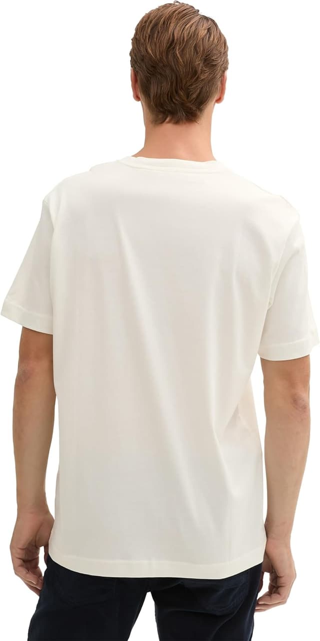 Detalle de TOM TAILOR T-Shirt da uomo in cotone con stampa fotografica