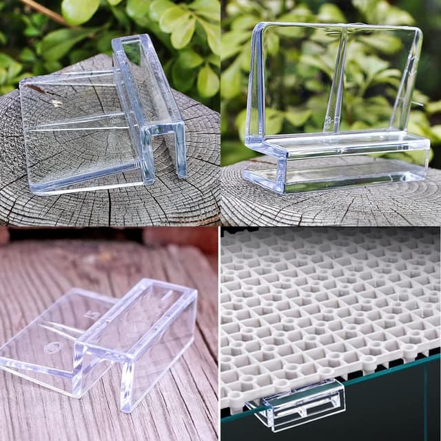 Detalle 2 de RuiChy aquarium lid clips, 10 pack