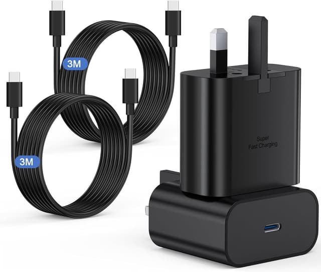 Detalle de Samsung 25W Fast Charge USB C Cable 2 pack