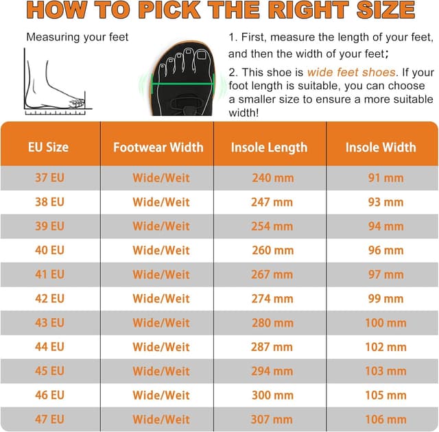 Detalle de Geweo Barfußschuhe Zero-Drop mit breiter Zehenbox für Herren & Damen – Sommer, atmungsaktiv, leicht