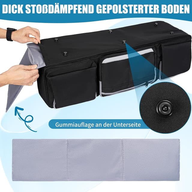 Thumbnail 5 de OUUTMEE 40,5" Stativtasche – Fotostativtasche mit herausnehmbaren Trennwänden und gepolstertem Schutz