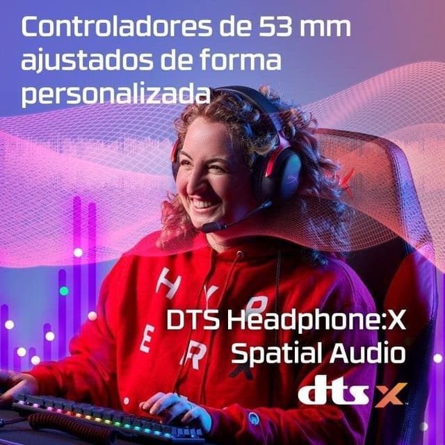 Detalle 2 de HyperX Cloud III Auriculares gaming multiplataforma rojo/negro