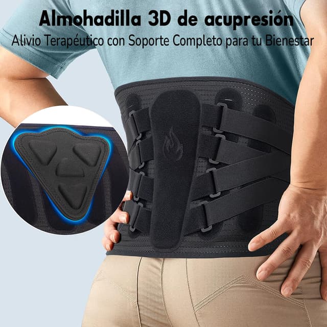Thumbnail 2 de mezzuno Faja Lumbar XL 8 puntos Compresión