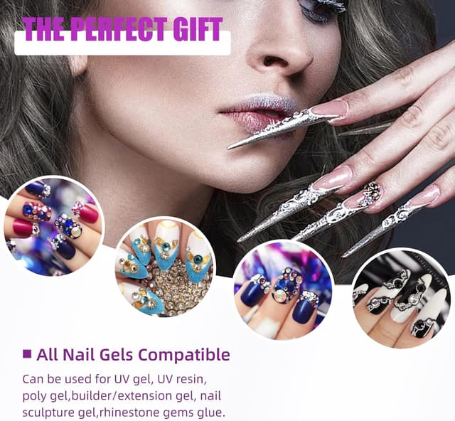 Detalle de LadyMisty 268W UV LED Nail Lamp (57 Beads) with 4 Timer Settings and LCD Touch Display