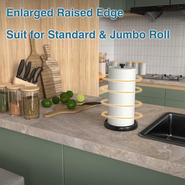 Thumbnail 1 de Paper Towel Holder Countertop 1-Piece 🧻