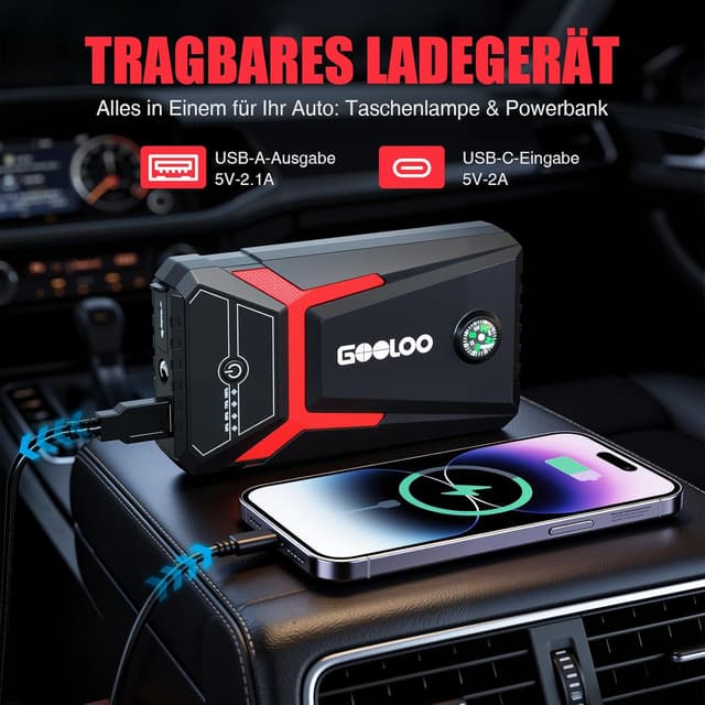 Thumbnail 4 de GOOLOO GE1500 Starthilfe 1500A