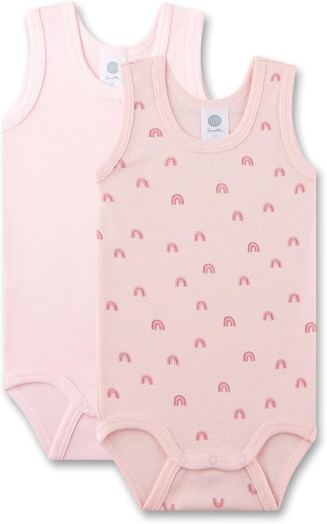 Thumbnail 4 de Sanetta Baby-Body ärmellos Doppelpack Beige Regenbogen