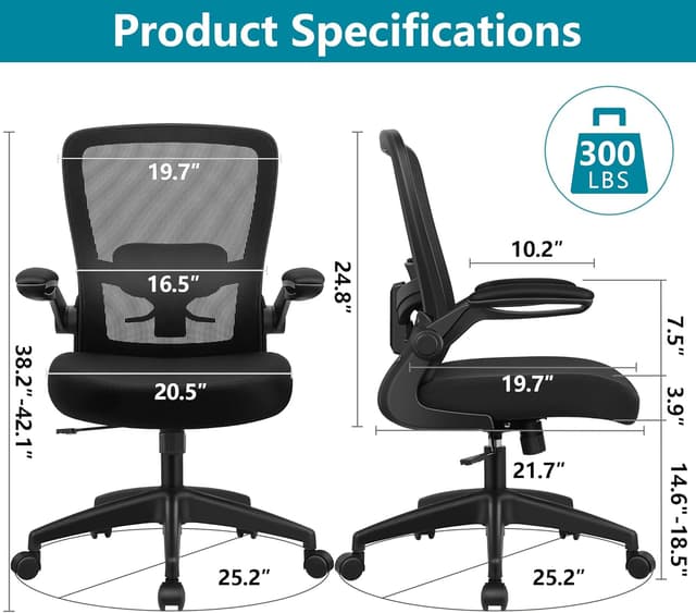 Detalle 2 de FelixKing Office Chair Ergonomic High-Back with Lumbar Support