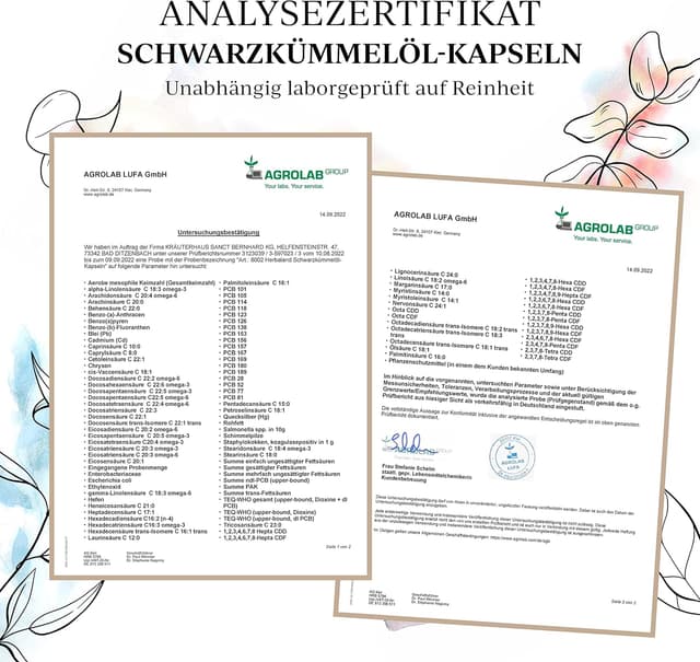 Detalle 2 de Herbaland Schwarzkümmelöl Kapseln 400