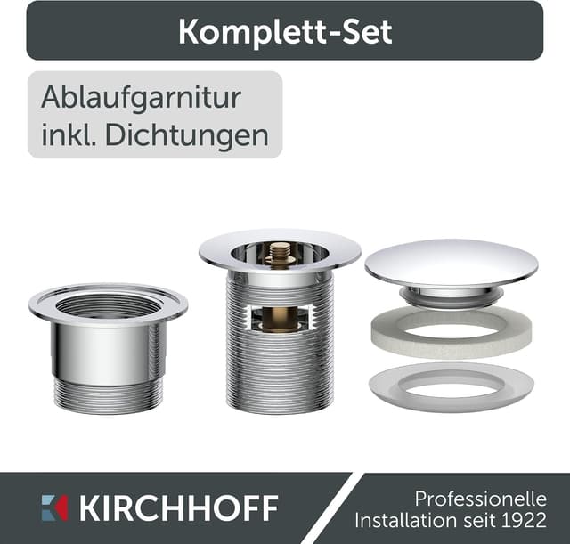 Thumbnail 3 de KIRCHHOFF Juego de Desagüe Universal para Fregadero 🚰