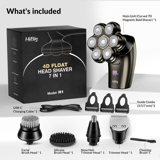 Detalle 1 de Head Shavers 7D Arc 5-in-1 kit