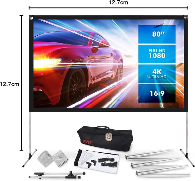 Detalle 2 de Pyle Pantalla proyector 203 cm 16:9