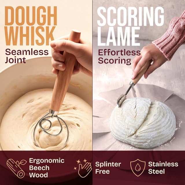 Thumbnail 6 de Superbaking Banneton 9" Proofing Basket 🥖