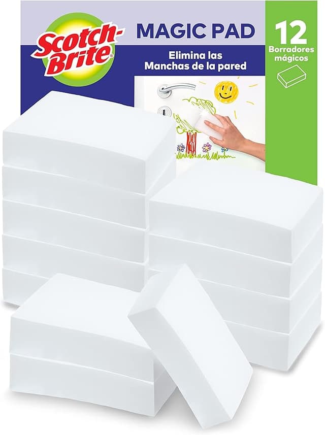 Imagen de Scotch-Brite Esponja Mágica de Limpieza 🧽, Paquete de 12 en OfertitasTOP