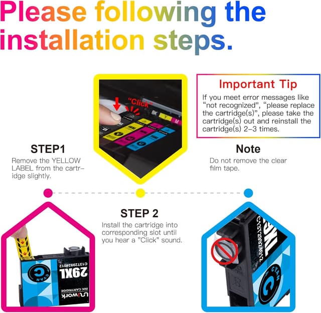 Thumbnail 6 de Uniwork 29XL compatible ink cartridge pack 🖨