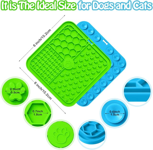 Detalle 2 de Premium Schleckmatte Hund mit Saugnapf 🍖