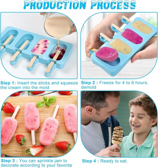 Thumbnail 4 de Sinnsally Eisformen Silikon 25x14 cm