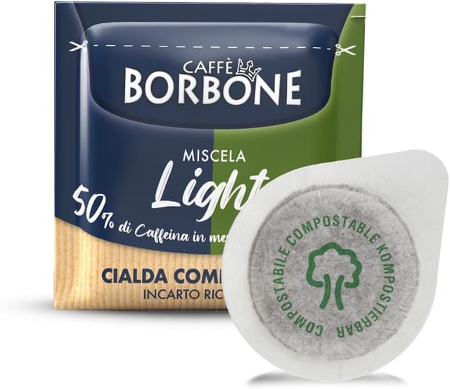 Detalle 2 de Caffè Borbone Cápsulas Compostables, Ligera y Menor Cafeína