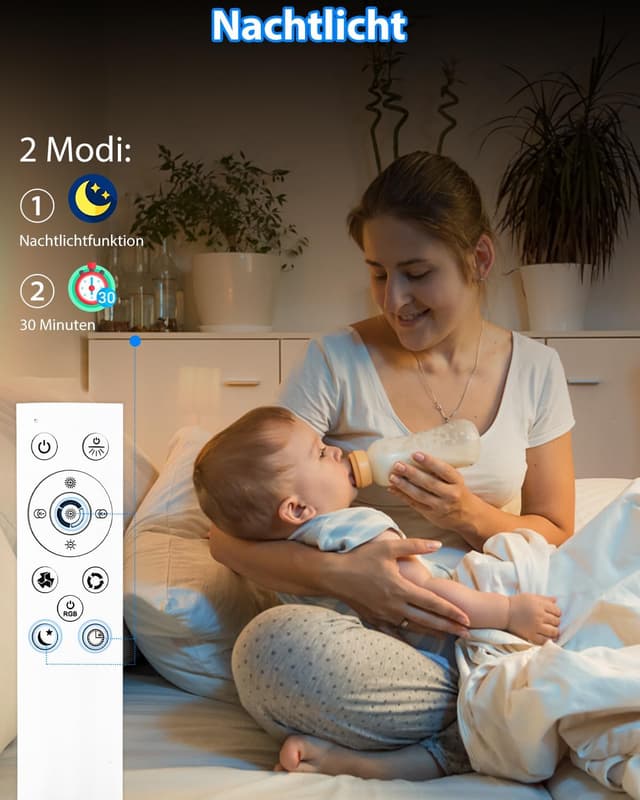 Thumbnail 5 de Peasur LED Deckenleuchte Flach 42W 4600LM