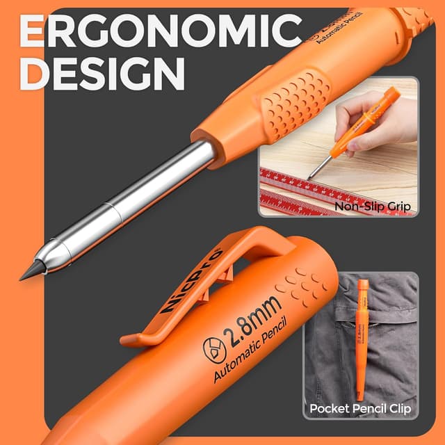 Thumbnail 4 de Nicpro CP3000 matita carpentiere 2,8 mm ✏