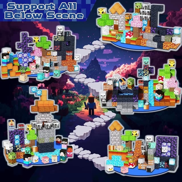 Detalle de Magnetic Blocks 150PCS Magnetic Building Cubes