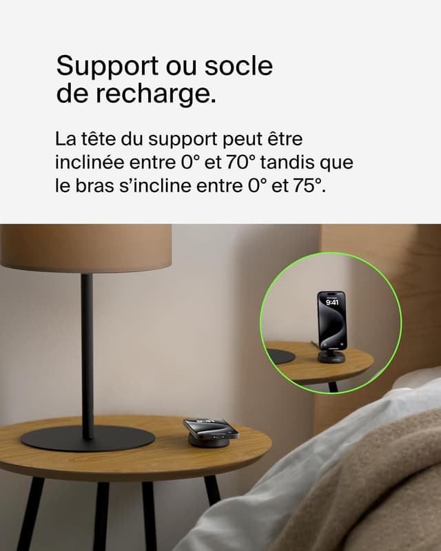 Thumbnail 2 de Belkin BoostCharge Pro chargeur magnétique 15W