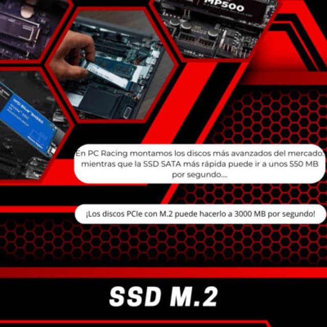 Detalle de PC Racing PC Gaming i5-12400F 32 GB/1 TB SSD RTX 4060 Ti