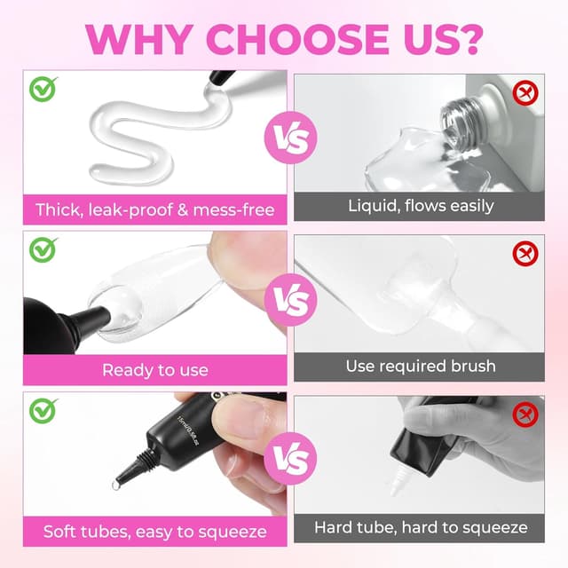 Detalle 1 de UNA GELLA Nagelkleber ohne UV, 15 ml