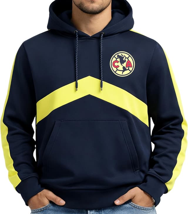 Detalle de Icon Sports Official Club América Soccer Pullover Hoodie (Unisex Adult)