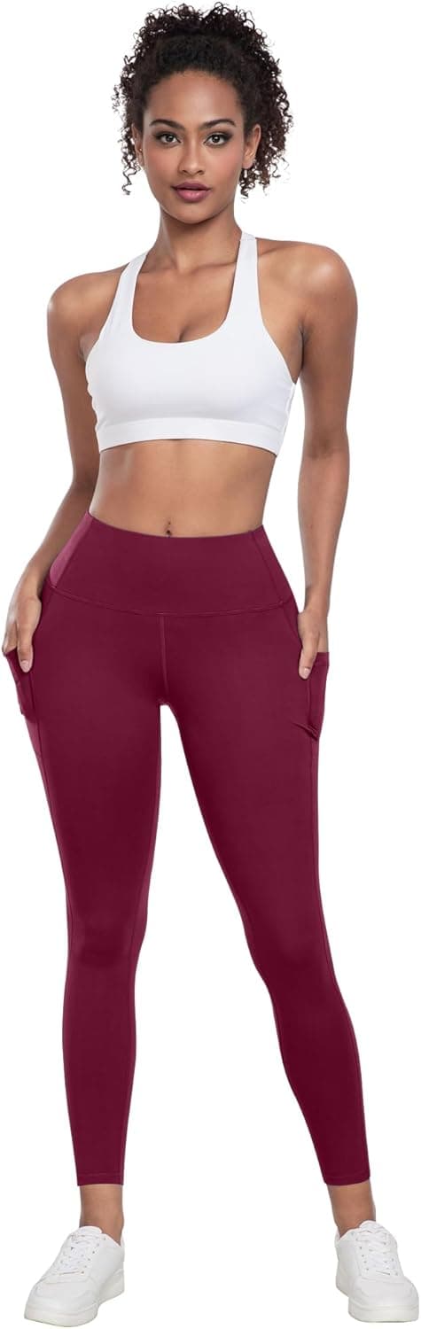 Detalle 2 de LZYVOO Women's Pockets High-Waisted Yoga Leggings 6-Pack đ§â