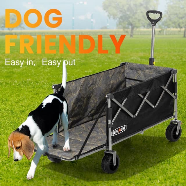 Thumbnail 6 de Overmont 300L Folding Festival Trolley Cart for All-Terrain Use đźš¶