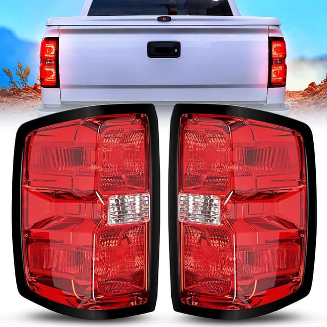 Detalle de Nilight Taillight Assembly for 2014-2019 Chevy Silverado 1500/2500HD/3500HD & 2015-2019 GMC Sierra 3500HD (OE-Style Rear Lamp Replacement)