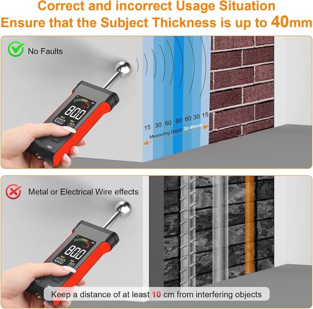 Thumbnail 5 de Misuratore umidità per muratura non distruttivo 20–40 mm
