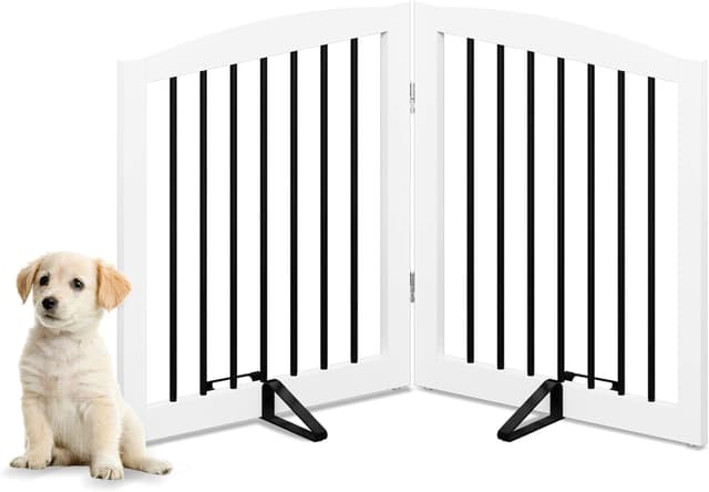 Detalle de HOLTICO HunderAbsperrgitter Türgitter 2 Paneelen