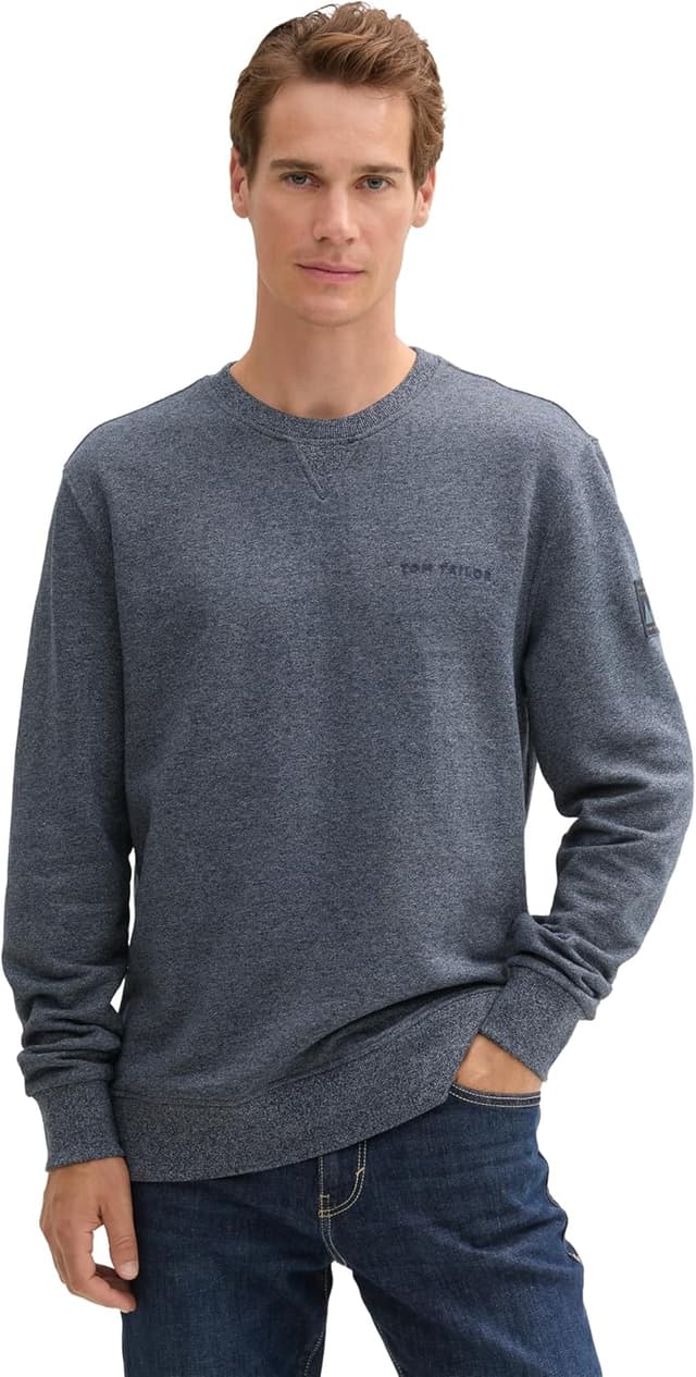 Thumbnail 6 de Maglia da tuta uomo Tom Tailor 1044007 in felpa girocollo