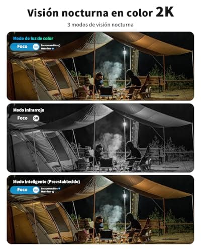 Detalle de SEHMUA Cámara de vigilancia 4G exterior 2K