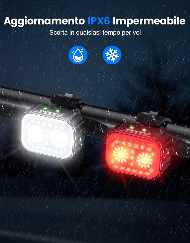 Thumbnail 2 de Mohard 2026 Luci Bici LED 58h