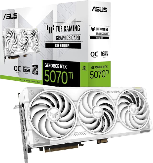 Detalle de ASUS TUF RTX 5070 Ti Tarjeta gráfica 16GB