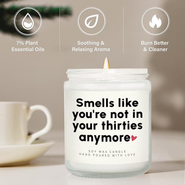 Thumbnail 4 de Leebbsin 30th birthday soy wax candle 7oz 🕯