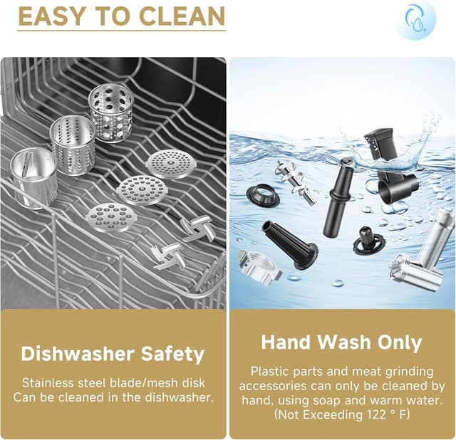 Thumbnail 6 de AAOBOSI Meat Grinder 2800W Electric